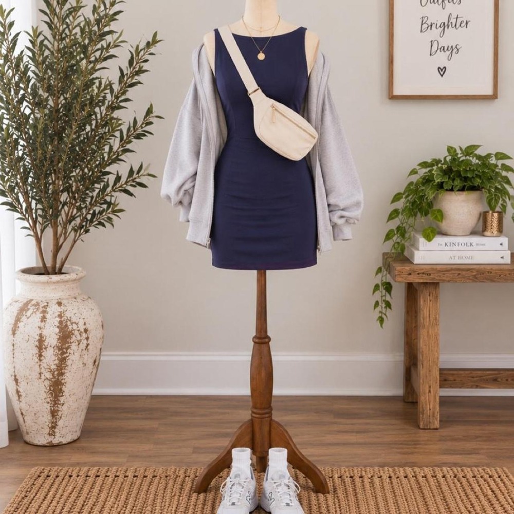 Altar'd State Navy Mini Dress – Size Small